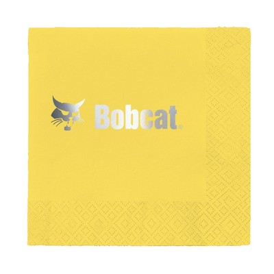 Colorware Dinner Napkin - 1/4 Fold, Foil Stamped