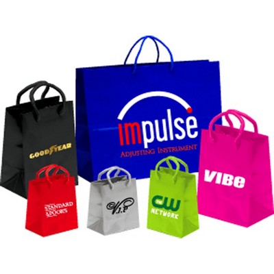 Gloss Laminated Euro Tote (6.5"x 3.5"x 6.5")