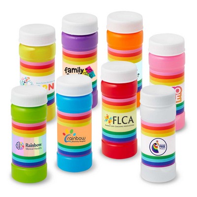2 Oz. Pride Bubbles w/Full Color Digital Label