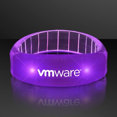Purple fashion LED Bracelet - PRINTED